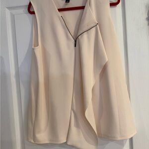 Alfani Cream Sleeveless Blouse